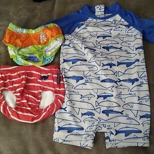 Little boys swimsuit bundle